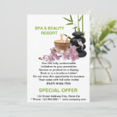 Aankondigingen aangepaste brochures SPA & Beauty R (Staand voorkant)