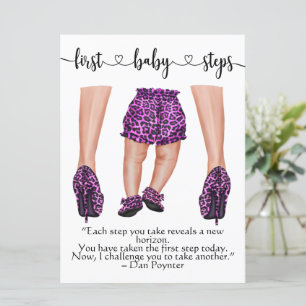 Aankondigingen eerste Baby stappen