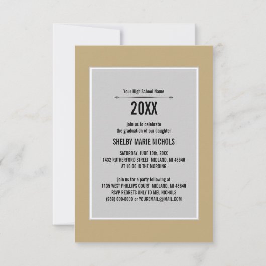 Aankondigingen "Kalm houden en Afstuderen" Afstude (Achterkant)