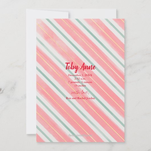 Aankondigingen kerstfoto's gestript (Achterkant)