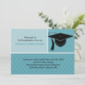 Aankondigingen Kinder opleiding (voor een jongen) (Staand voorkant)