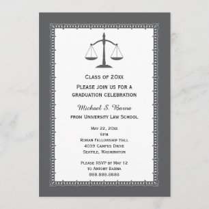 Aankondigingen Law School Attorney Graduation