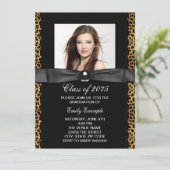 Aankondigingen Leopard Photo Graduation (Staand voorkant)