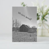 Aankondigingen nieuwe huishouding (Staand voorkant)