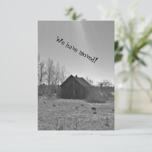 Aankondigingen nieuwe huishouding (Staand voorkant)