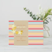 Aankondigingen om de datum te reserveren {Strand B (Staand voorkant)