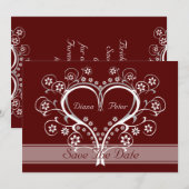 Aankondigingen om de datum te reserveren voor Luis (Voorkant / Achterkant)