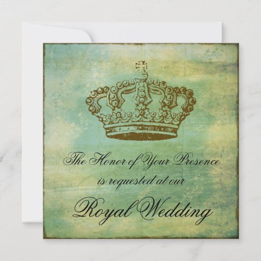 Aankondigingen uitnodigingen Franse Kroon Elegant (Voorkant)