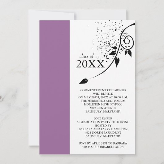  aankondigingen van 20XX-graad (Achterkant)