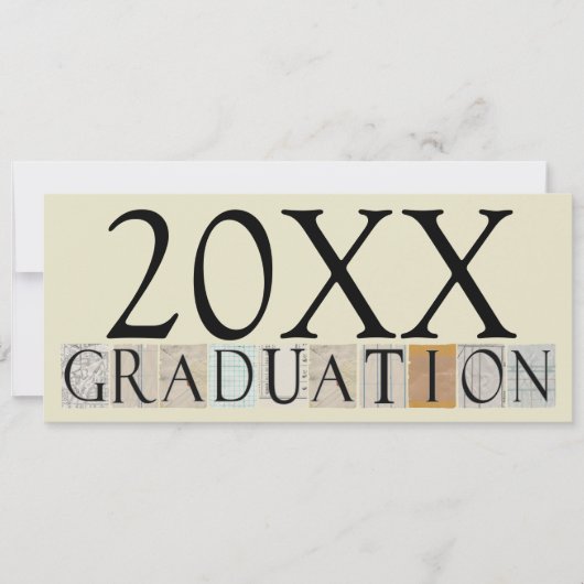 Aankondigingen van afstuderen/partijuitnodigingen (Voorkant)