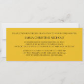 Aankondigingen van afstuderen/partijuitnodigingen (Achterkant)