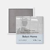 Aankondigingen van Baby Boy Button (Pin) Magneet (Voorkant / Achterkant)