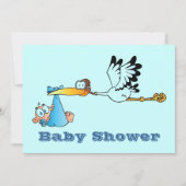 Aankondigingen van baby shower Boy (Voorkant)