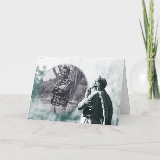 aankondigingen van begrafenisdienst van engelgebed (Voorkant)