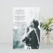 aankondigingen van begrafenisdienst van engelgebed (Staand voorkant)