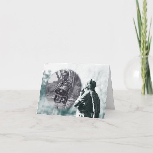 aankondigingen van begrafenisdienst van engelgebed (Voorkant)