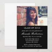 Aankondigingen van Black Photo Design Graduy (Voorkant / Achterkant)