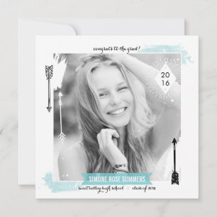 Aankondigingen van Boho Chic Photo Gradution