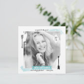 Aankondigingen van Boho Chic Photo Gradution (Staand voorkant)