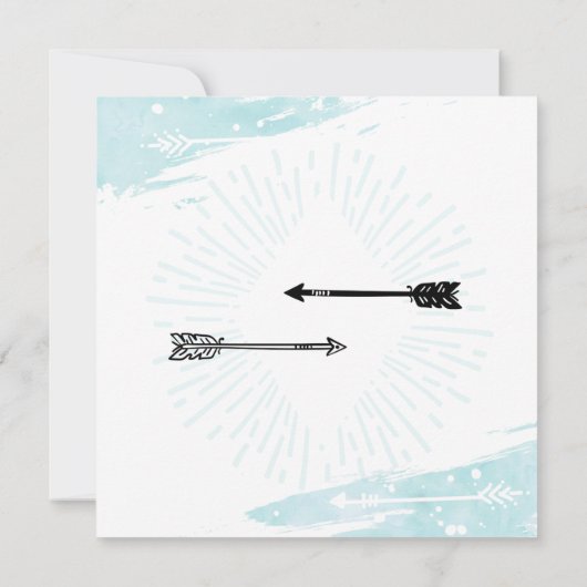 Aankondigingen van Boho Chic Photo Gradution (Achterkant)