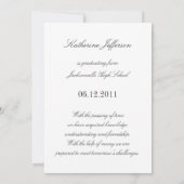 Aankondigingen van Classic Red Photo Gradution (Achterkant)