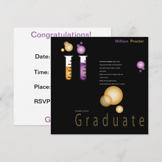 Aankondigingen van de apothekersgraad (Voorkant / Achterkant)