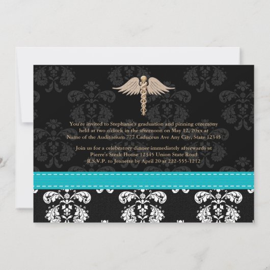 Aankondigingen van de blauwe zuster-opleiding (Achterkant)