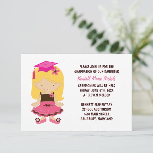 Aankondigingen van de elementaire opleiding (Staand voorkant)