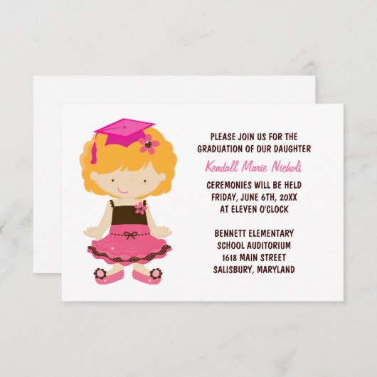 Aankondigingen van de elementaire opleiding (Voorkant / Achterkant)