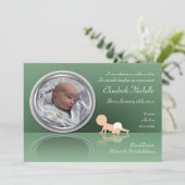 Aankondigingen van de geboorte van Baby Reflection (Staand voorkant)