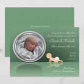 Aankondigingen van de geboorte van Baby Reflection (Voorkant / Achterkant)