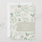 Aankondigingen van de geboorte van de Merry-kerstf (Achterkant)