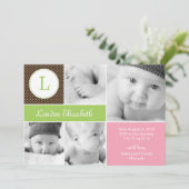 Aankondigingen van de geboorte van een modern Init (Staand voorkant)