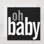 Aankondigingen van de geboorte van een moderne fot (Voorkant)