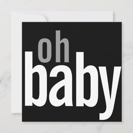 Aankondigingen van de geboorte van een moderne fot (Voorkant)