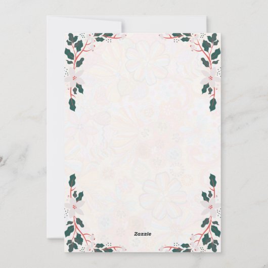 Aankondigingen van de geboorte van een vakantie (Achterkant)