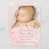 Aankondigingen van de geboorte van Gold Foil en Pi (Voorkant / Achterkant)