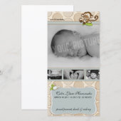 Aankondigingen van de geboorte van Lil Monkey's ni (Voorkant / Achterkant)