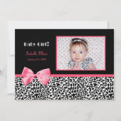 Aankondigingen van de geboorte van Trendy Pink en (Voorkant)