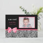 Aankondigingen van de geboorte van Trendy Pink en  (Staand voorkant)