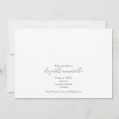 Aankondigingen van de geboortenfoto Collage Birth (Achterkant)