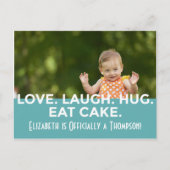 Aankondigingen van de goedkeuring van Bright Moder Aankondigingskaart (Voorkant)