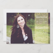 Aankondigingen van de Graduatie van duizenden woor (Achterkant)