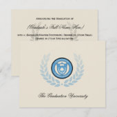 Aankondigingen van de logo- of studiecyclus (Voorkant / Achterkant)