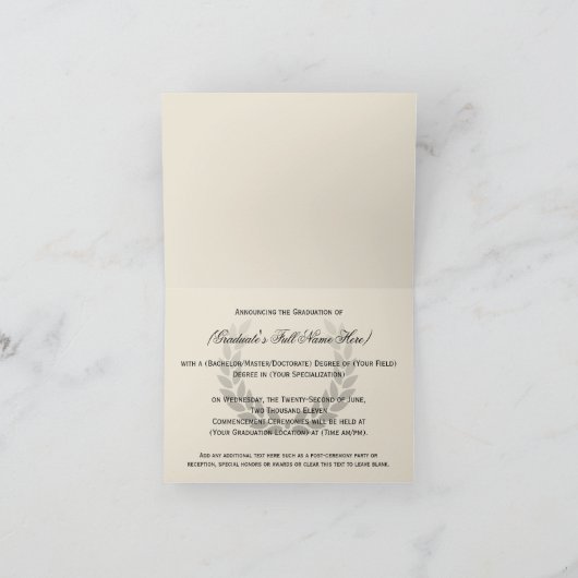 Aankondigingen van de logo- of universitaire oplei (Binnen)