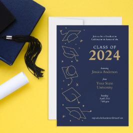 Aankondigingen van de Navy Modern Graduation Party