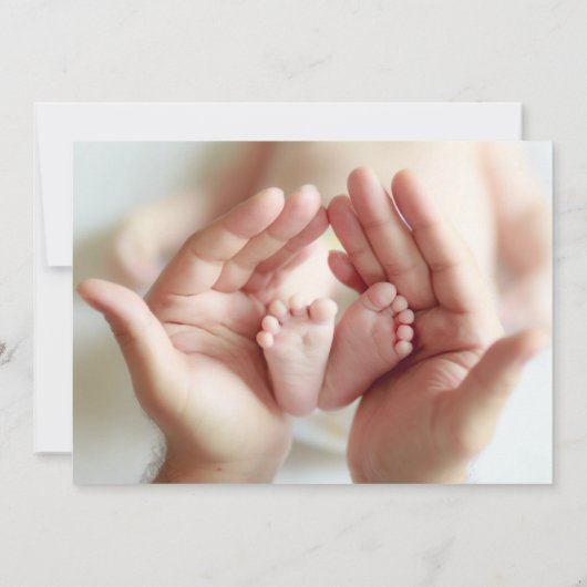 Aankondigingen van de pasgeboren geboorte Stats Fo (Achterkant)