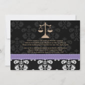 Aankondigingen van de rechtenstudie nodigt Paars u (Achterkant)