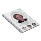 aankondigingen van de senescentie-fotogedenkplaats notitieboek (Rechterzijde)