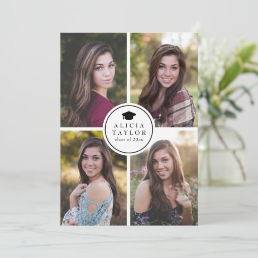 Aankondigingen van de voltooide klasse, de graad (Staand voorkant)